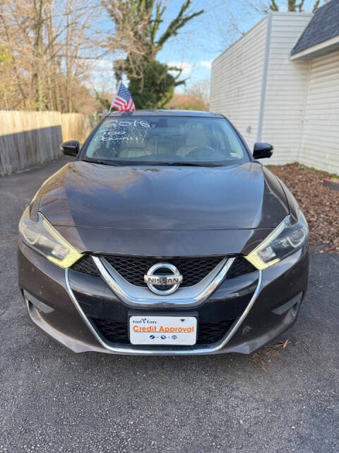 2016 Nissan Maxima for sale at Joes Blvd Auto Sales in Hopewell, VA