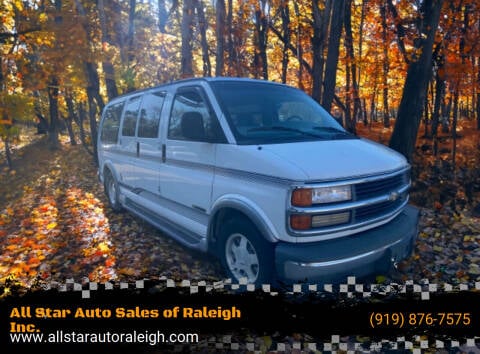 1996 Chevrolet Express for sale at All Star Auto Sales of Raleigh Inc. in Raleigh NC