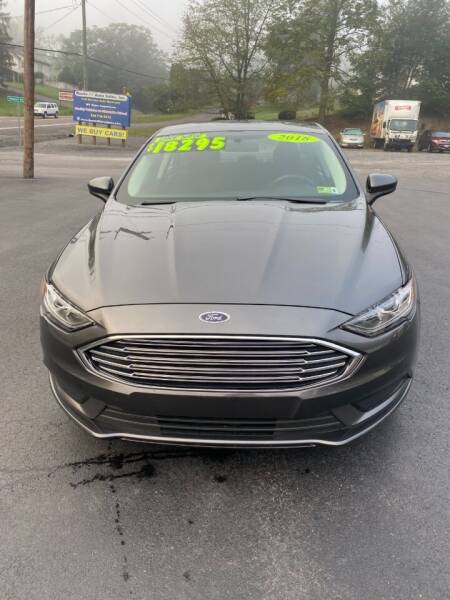 2018 Ford Fusion for sale at Route 28 Auto Sales in Ridgeley WV
