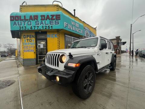 2021 Jeep Wrangler Unlimited for sale at Dollar Daze Auto Sales Inc in Detroit MI