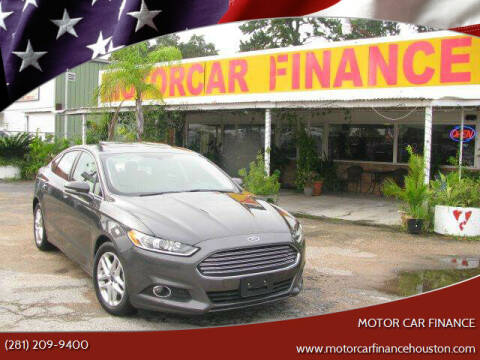 2015 Ford Fusion for sale at MOTOR CAR FINANCE in Houston TX