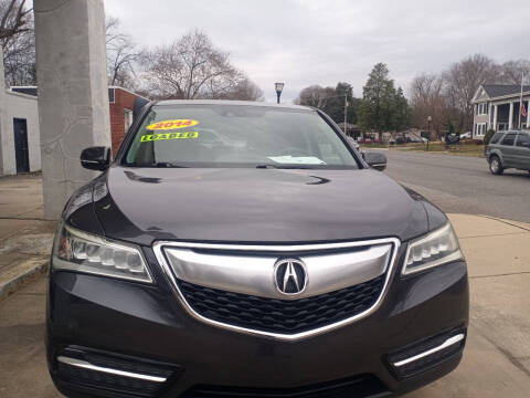 2014 Acura MDX for sale at ROBINSON AUTO BROKERS in Dallas NC