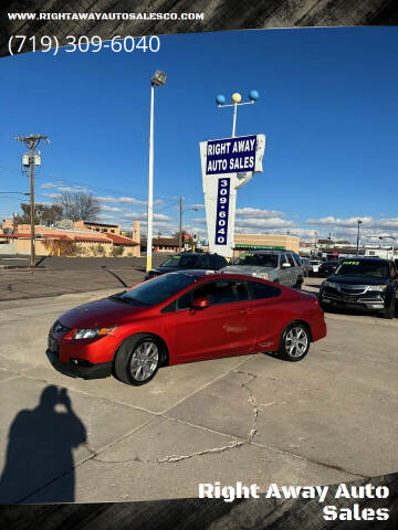 2012 Honda Civic for sale at Right Away Auto Sales in Colorado Springs CO