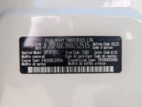 2017 Subaru Crosstrek 2.0i Premium