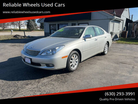 2002 Lexus ES 300 for sale at Reliable Wheels Used Cars in West Chicago IL