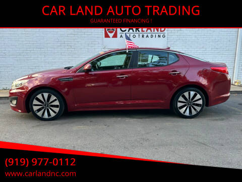 2012 Kia Optima for sale at CAR LAND  AUTO TRADING in Raleigh NC