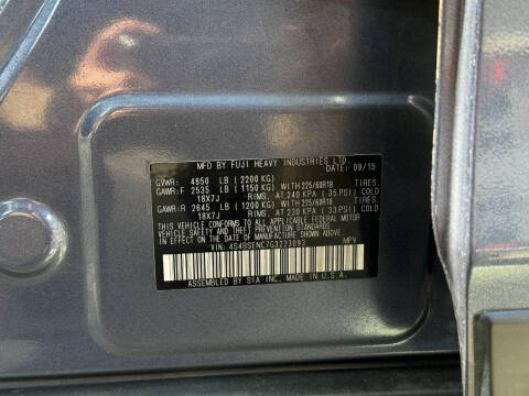 2016 Subaru Outback 3.6R Limited