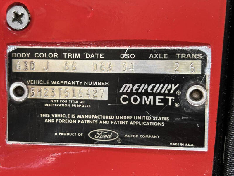1965 Mercury Comet