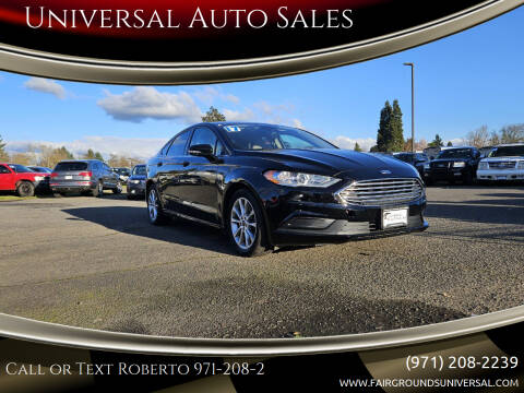 2017 Ford Fusion for sale at Universal Auto Sales in Salem OR