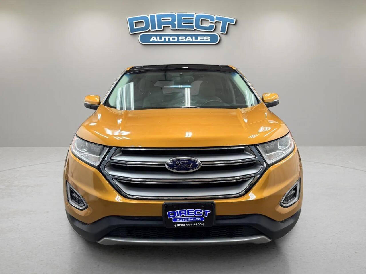 2016 Ford Edge Titanium AWD 4dr Crossover - Orange exterior view 2