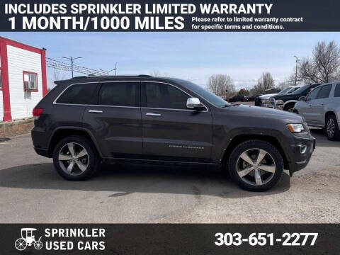 2015 Jeep Grand Cherokee for sale at Sprinkler Used Cars in Longmont CO