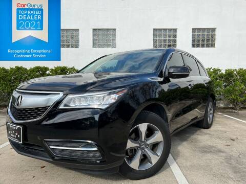 2016 Acura MDX for sale at UPTOWN MOTOR CARS in Houston TX