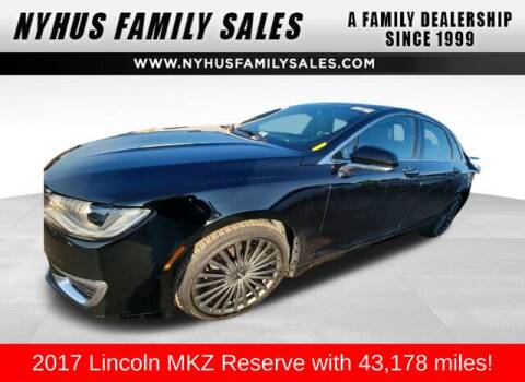 2017 Lincoln MKZ for sale at Nyhus Family Sales in Perham MN