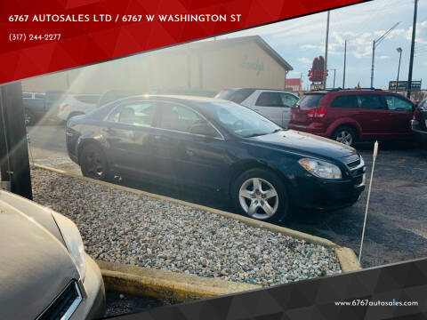 2009 Chevrolet Malibu for sale at 6767 AUTOSALES LTD / 6767 W WASHINGTON ST in Indianapolis IN
