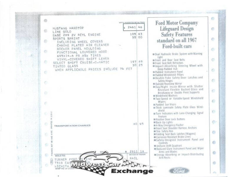 1967 Ford Mustang