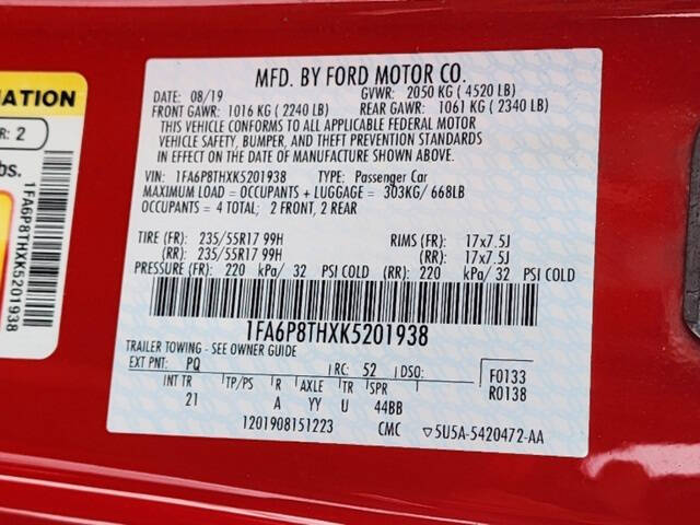 2019 Ford Mustang EcoBoost