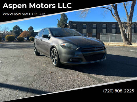 2015 Dodge Dart for sale at Aspen Motors LLC in Denver CO