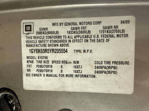 2000 Cadillac Escalade