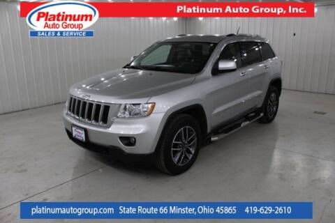 2012 Jeep Grand Cherokee for sale at Platinum Auto Group Inc. in Minster OH