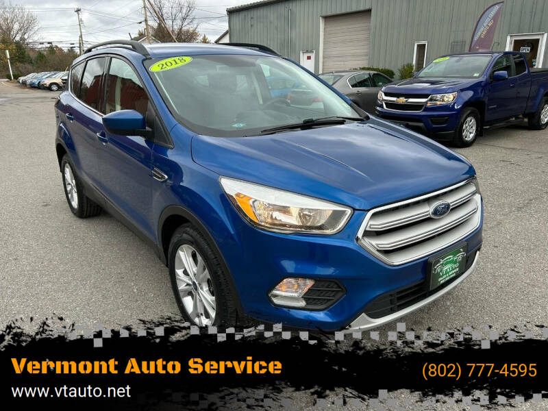 2018 Ford Escape for sale at Vermont Auto Service in South Burlington VT