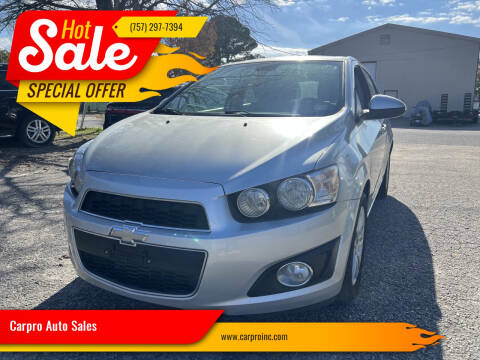 2012 Chevrolet Sonic LT