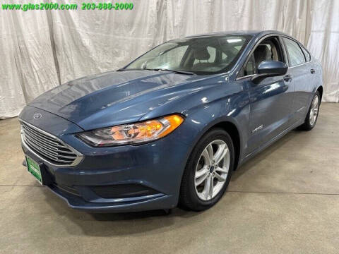 2018 Ford Fusion Hybrid for sale at Green Light Auto Sales LLC in Bethany CT