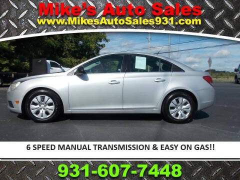 2012 Chevrolet Cruze for sale at Mike's Auto Sales in Shelbyville TN