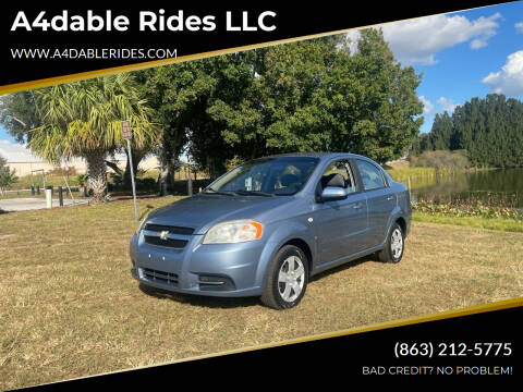 2007 Chevrolet Aveo for sale at A4dable Rides LLC in Haines City FL