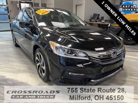 2016 Honda Accord for sale at Crossroads Car & Truck in Milford OH