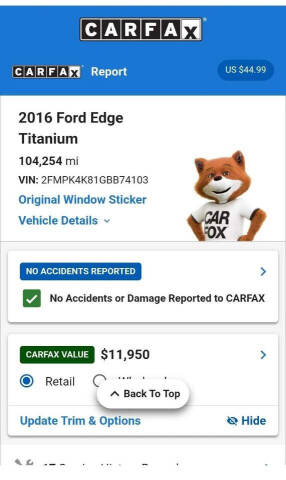 2016 Ford Edge Titanium