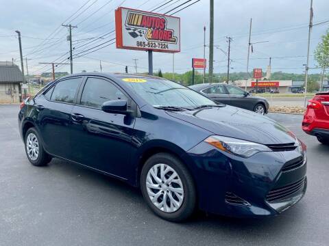 2018 Toyota Corolla for sale at Autos and More Inc in Knoxville TN