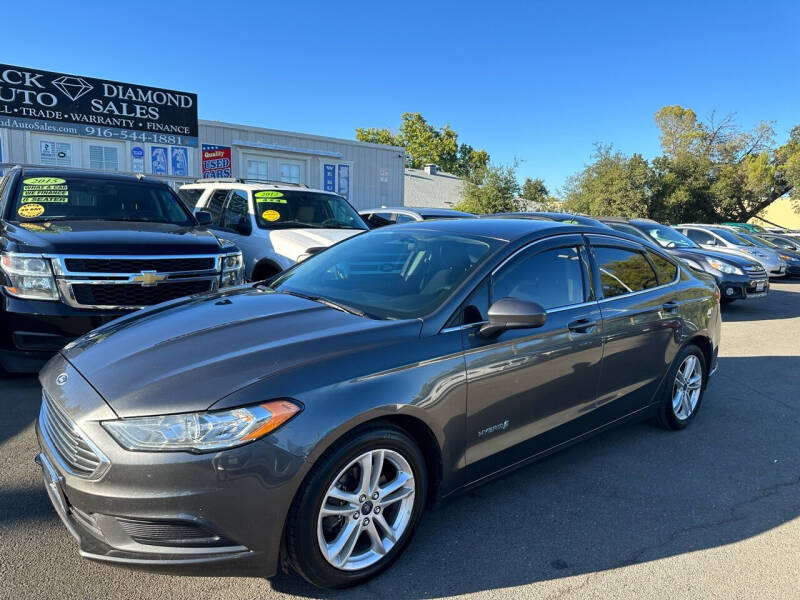 2018 Ford Fusion Hybrid for sale at Black Diamond Auto Sales Inc. in Rancho Cordova CA