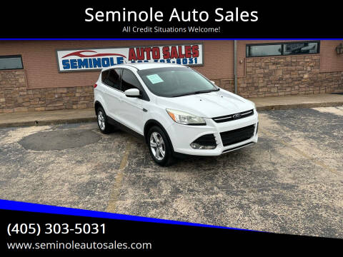 2015 Ford Escape for sale at Seminole Auto Sales in Seminole OK