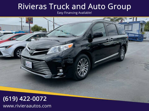 2018 Toyota Sienna for sale at Rivieras Truck and Auto Group in Chula Vista CA