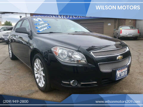 2009 Chevrolet Malibu for sale at WILSON MOTORS in Stockton CA