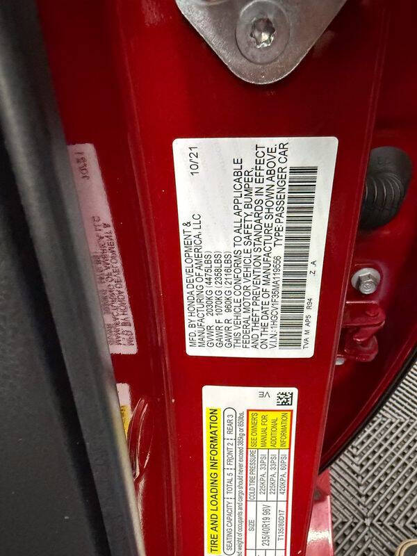 2021 Honda Accord Sport