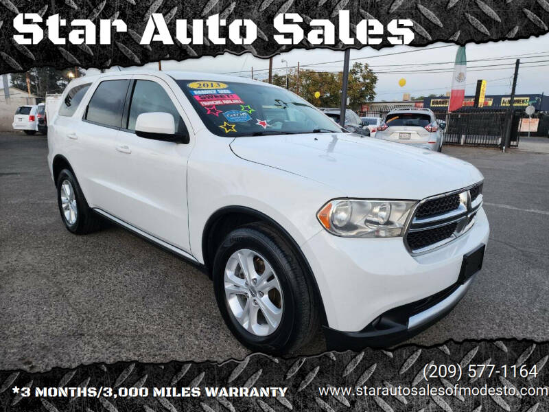 2013 Dodge Durango for sale at Star Auto Sales in Modesto CA