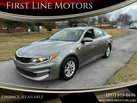 2016 Kia Optima for sale at First Line Motors in Brownsburg IN