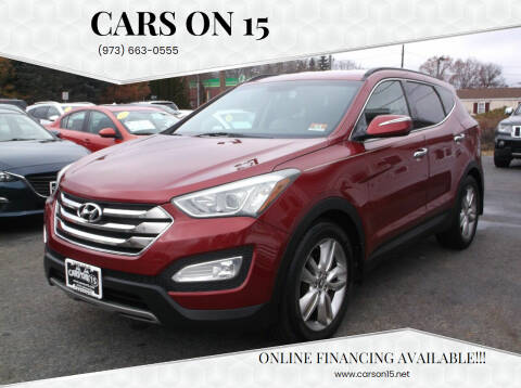 2013 Hyundai Santa Fe Sport for sale at Cars On 15 in Lake Hopatcong NJ