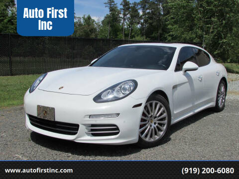 2014 Porsche Panamera for sale at Auto First Inc in Durham NC