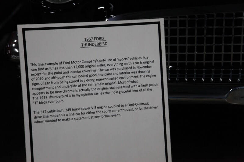 1957 Ford Thunderbird for sale at COLLECTOR MOTORS in Houston TX