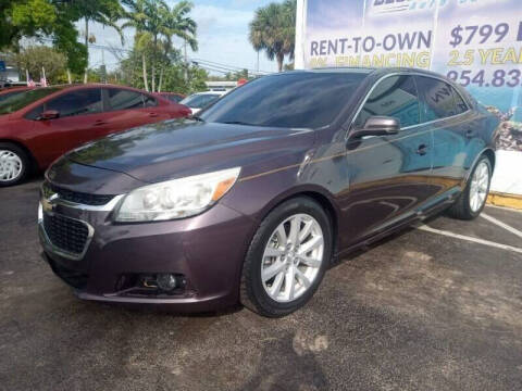 2015 Chevrolet Malibu for sale at Blue Lagoon Auto Sales in Plantation FL