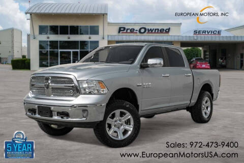 2018 RAM 1500 for sale at European Motors Inc in Plano TX