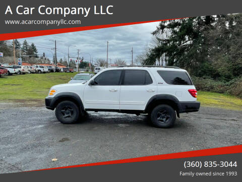 2003 Toyota Sequoia for sale at A Car Company LLC in Washougal WA