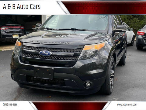 2015 Ford Explorer for sale at A & B Auto Cars in Newark NJ