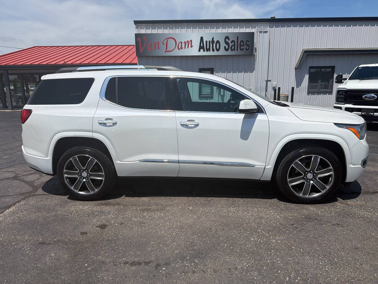 White Frost TriCoat 2018 GMC Acadia Denali 4x4 Denali 4dr SUV 2