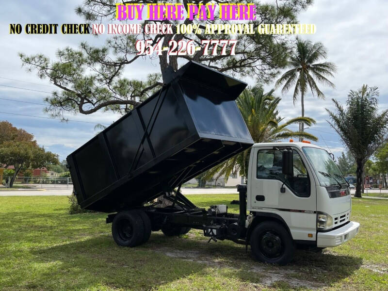 2012 Isuzu NPR HD DUMP TRUCK for sale at Transcontinental Car USA Corp in Fort Lauderdale FL