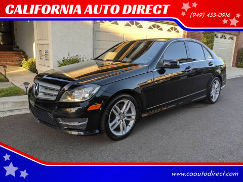 2013 Mercedes-Benz C-Class for sale at CALIFORNIA AUTO DIRECT in Costa Mesa CA