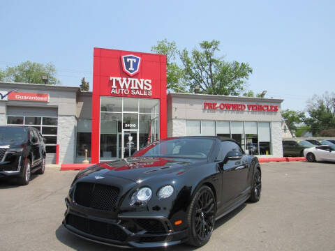 2018 Bentley Continental for sale at Twins Auto Sales Inc - Detroit in Detroit MI