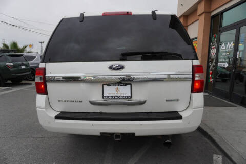 2016 Ford Expedition EL Platinum